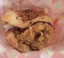 Spicy Chicken Leg Chinese Burger