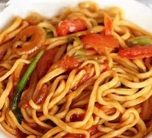 Tomato and Egg Fried Noodles