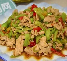 Green Pepper and Pork Slices