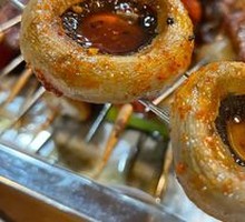 Grilled Button Mushroom Skewers