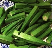 Drained Okra with Sauce
