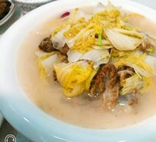 Baby Bok Choy Stewed with Jellyfish Belly