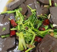 Stir-fried羊Blood