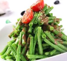 Tossed Green Beans with Sesame Sauce