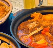 Sour Cabbage and Pork Rib Hot Pot