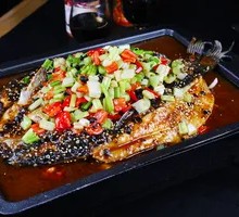 Garlic-Flavored Grilled Fish