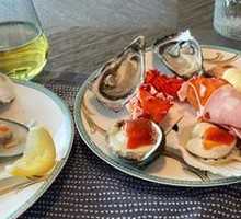Fresh Opened Oysters