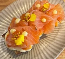 Lemon Cream Open Sandwich