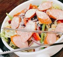 Sausage Caesar Salad