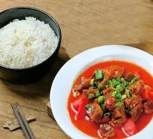 Tomato Beef Stew Rice
