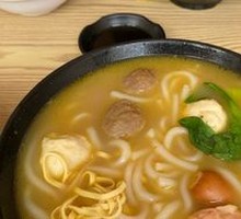 Mushroom Soup with Potato Noodles