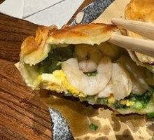 Oyster and Shrimp Pancake