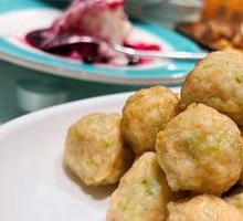 Mountain Celery Shrimp Balls