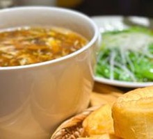 Small Fried Dough Stick Sour Spicy Soup