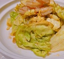 Shrimp Stir-Fried Cabbage