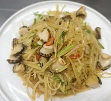 Shredded Potato with Baby Abalone