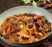 Chicken Stewed with Mushrooms
