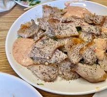 Grilled Pork Shoulder Steak