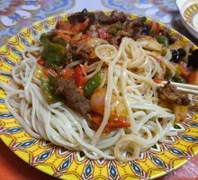 Fried Meat Noodles