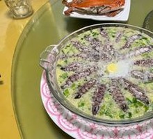 Peeled Shrimp and Minced Pork Steamed Egg