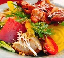 Honey-glazed Chicken Leg Bowl