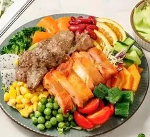 Chicken and Beef Super Bowl Combo