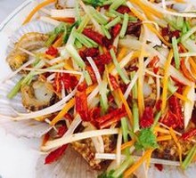 Spicy Garlic Scallops