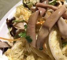 Sea Cucumber and Chinese Cabbage Salad