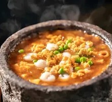 Sea Urchin Stone Pot Tofu