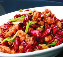 Dry-Fried Spicy Chicken