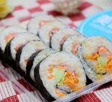 Spicy Red Oil Enoki Sushi
