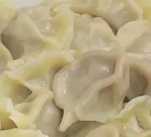 Chinese cabbage and pork dumplings