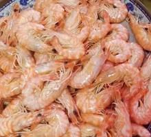 Boiled Shrimp in Salt Water