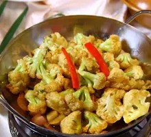 Spicy Cauliflower in Hot Pot