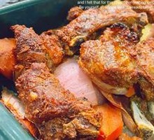 Aluminum Foil Roasted Lamb Ribs