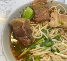 Pork Rib Noodles + Roujiamo