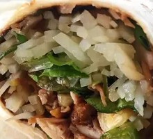 Beef Ham Egg Wrap