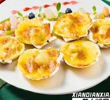 Baked Scallops with Cheese