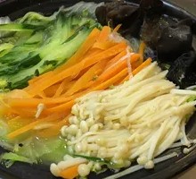 Enoki Mushroom Vegetable Hot Pot