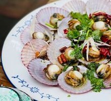 Spicy Garlic Scallops