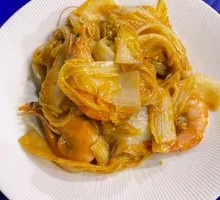 Large Shrimp Dumplings with Chinese Cabbage