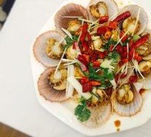 Spicy Garlic Scallops