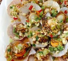 Spicy Garlic Scallops