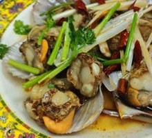 Spicy Garlic Scallops