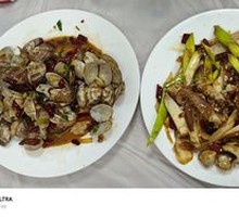 Scallion Stir-fried Octopus