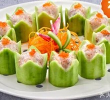 Shrimp Paste Stuffed Wax Gourd