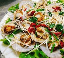 Spicy Garlic Scallops