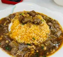 Sea Cucumber Rice Toss