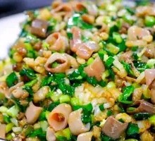 Sea Cucumber Rice Toss