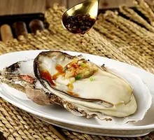 Steamed Large Oysters with Garlic and Vermicelli